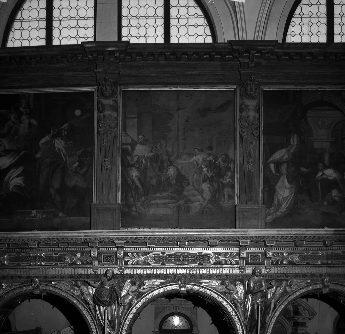 Angelo Paoli distribuisce l'elemosina ai poveri - Chiesa di S. Maria del Carmelo, Venezia